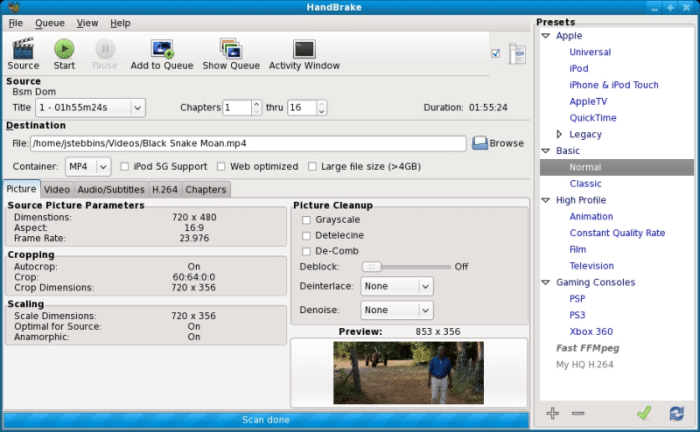 handbrake video converter D'Nerdy Capon Hive