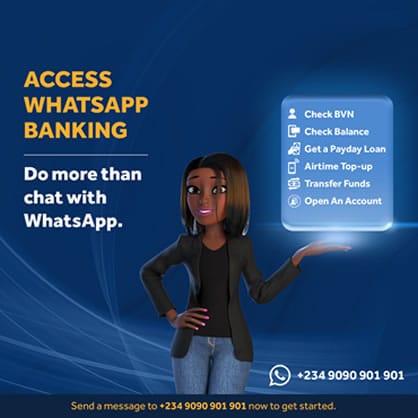 Access Whatsapp Banking