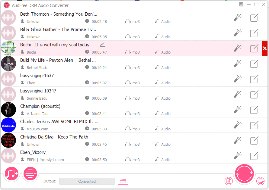 AudFree DRM Audio Converter for Windows