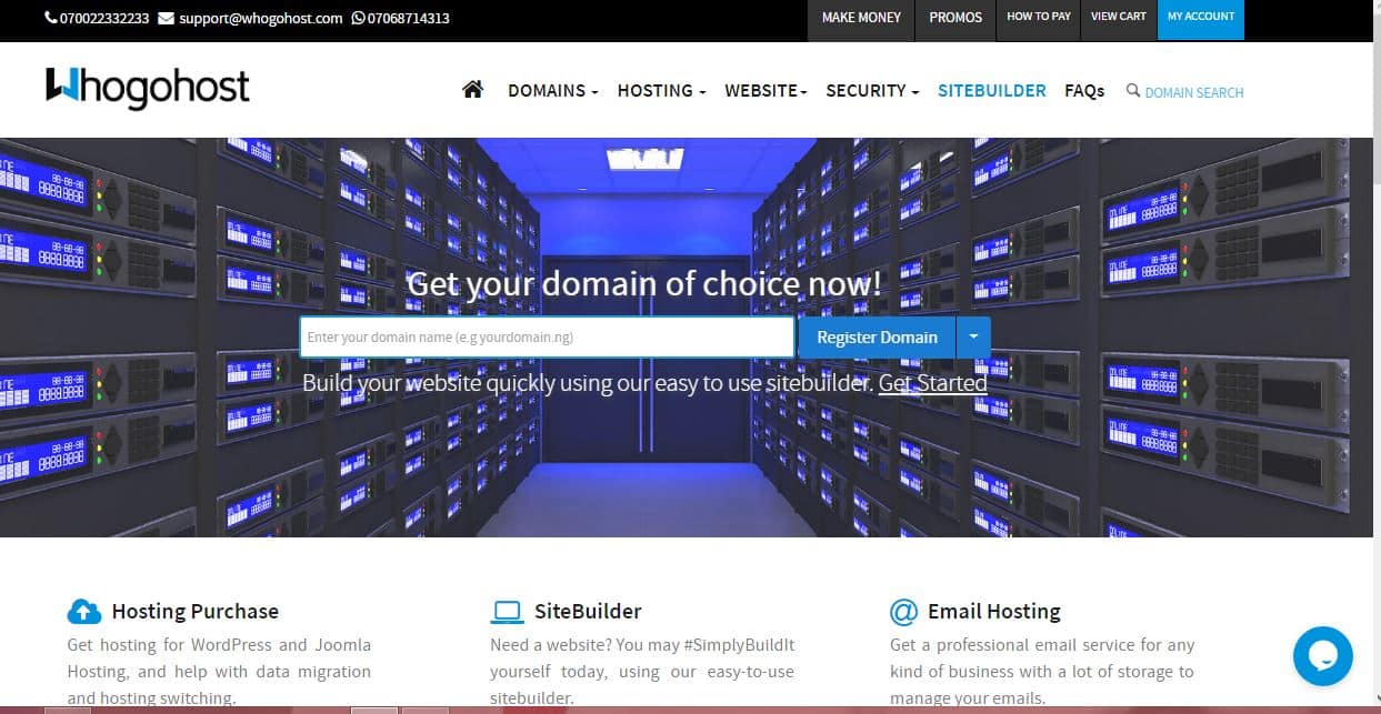 Whogohost hosting review