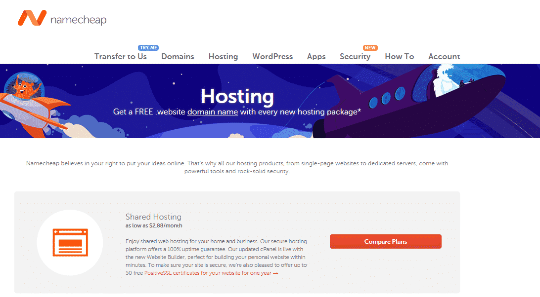 Namecheap Hosting Review