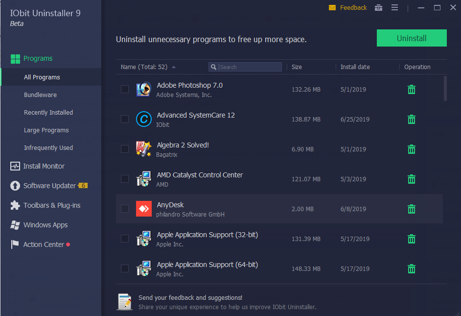 IObit Uninstaller 9