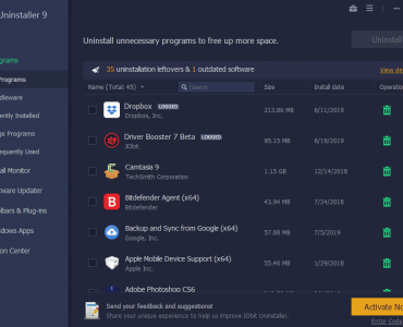 iObit uninstaller 9 review