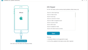Tuneskit iOS repair software 01