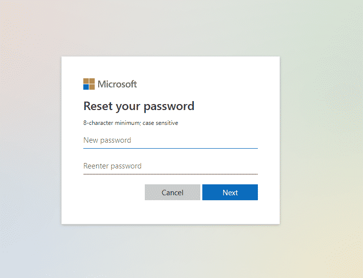 reset password on Windows 10 or 8
