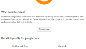 Domain Rating Score
