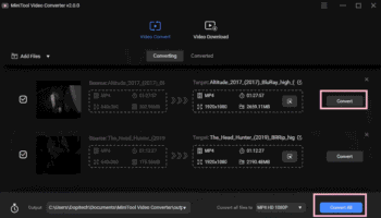 Minitool Free Video Converter