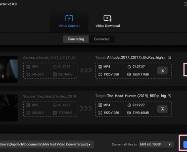 Minitool Free Video Converter