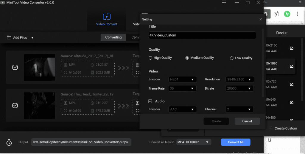 Minitool Video Converter review