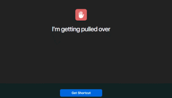 I'm getting pulled over