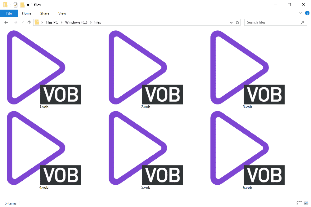 Play VOB Files on Windows