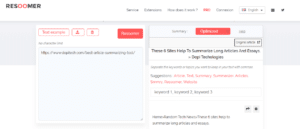 Read more about the article Resoomer Review: How To Summarize Essays and Articles