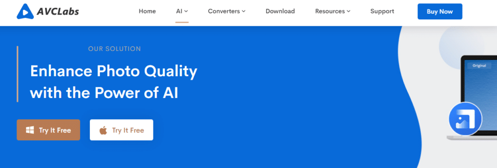 AVCLabs AI Image Upscaler