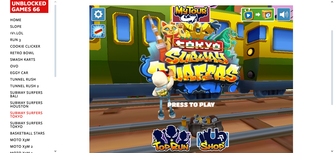 How to Play Subway Surfers on PC for Free and Without Emulator (UnblockedGames66EZ)